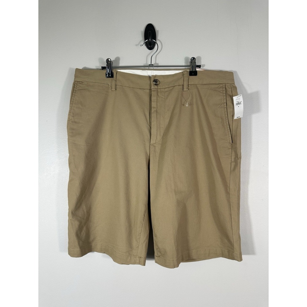 Old Navy Shorts Mens 36 Tan Ultimate Slim Built In Flex Chino 10" Inseam